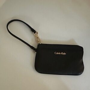Calvin Klein Elegant Black Wristlet